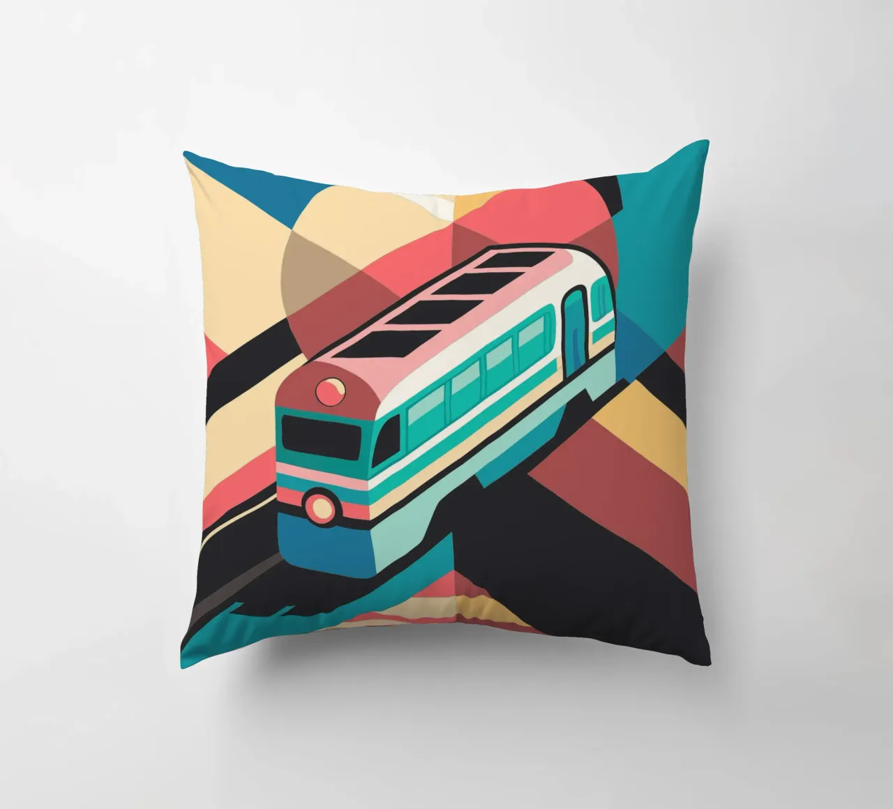 vettore locomotiva treno cuscino da Elfath