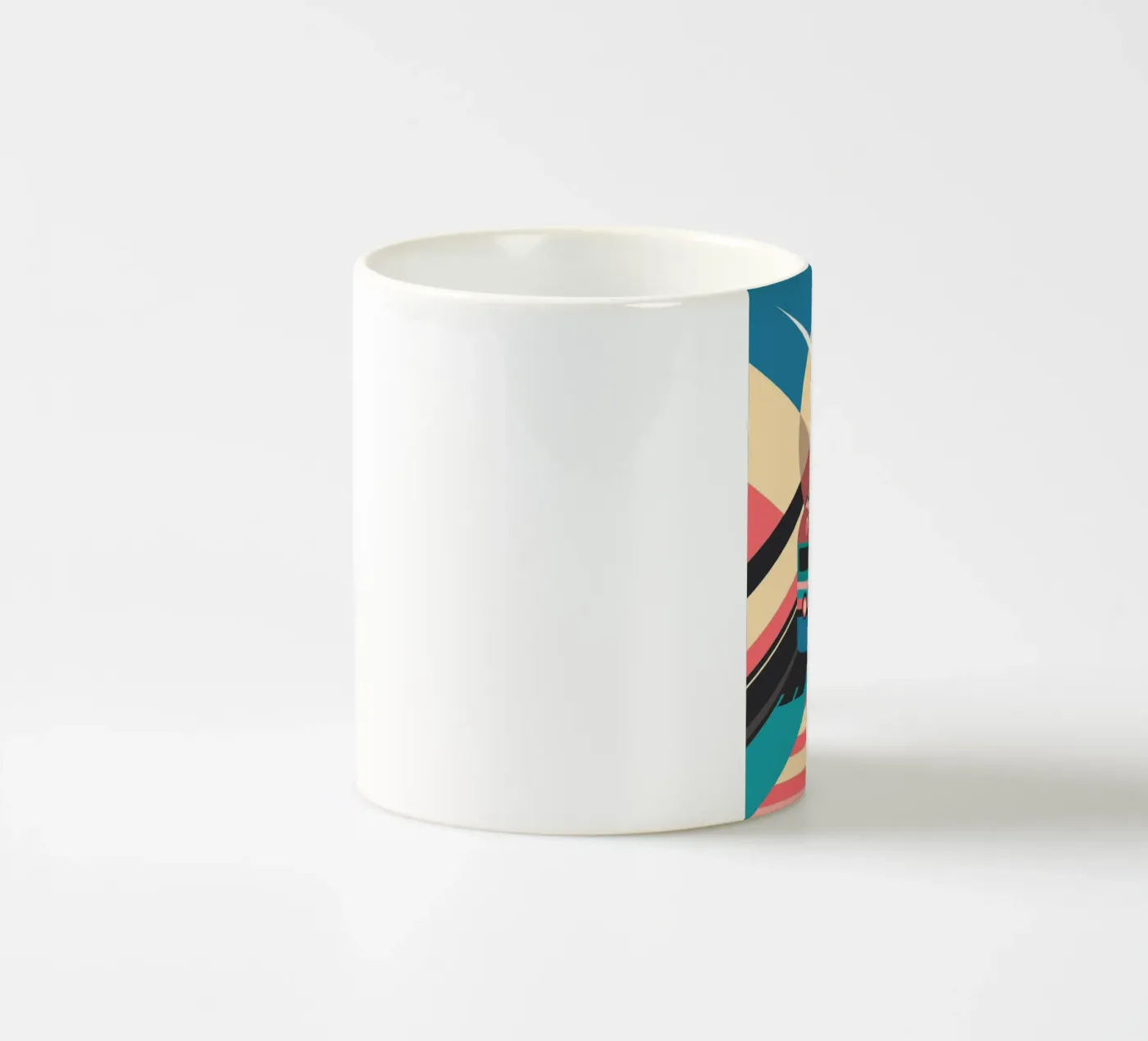 train locomotif vector ceramic mug by Elfath