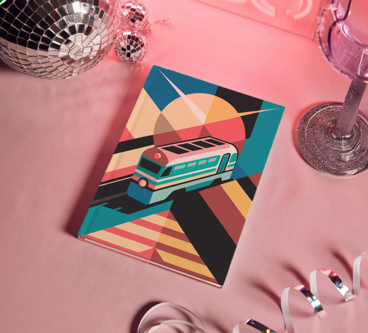 train locomotif vector notebook by Elfath
