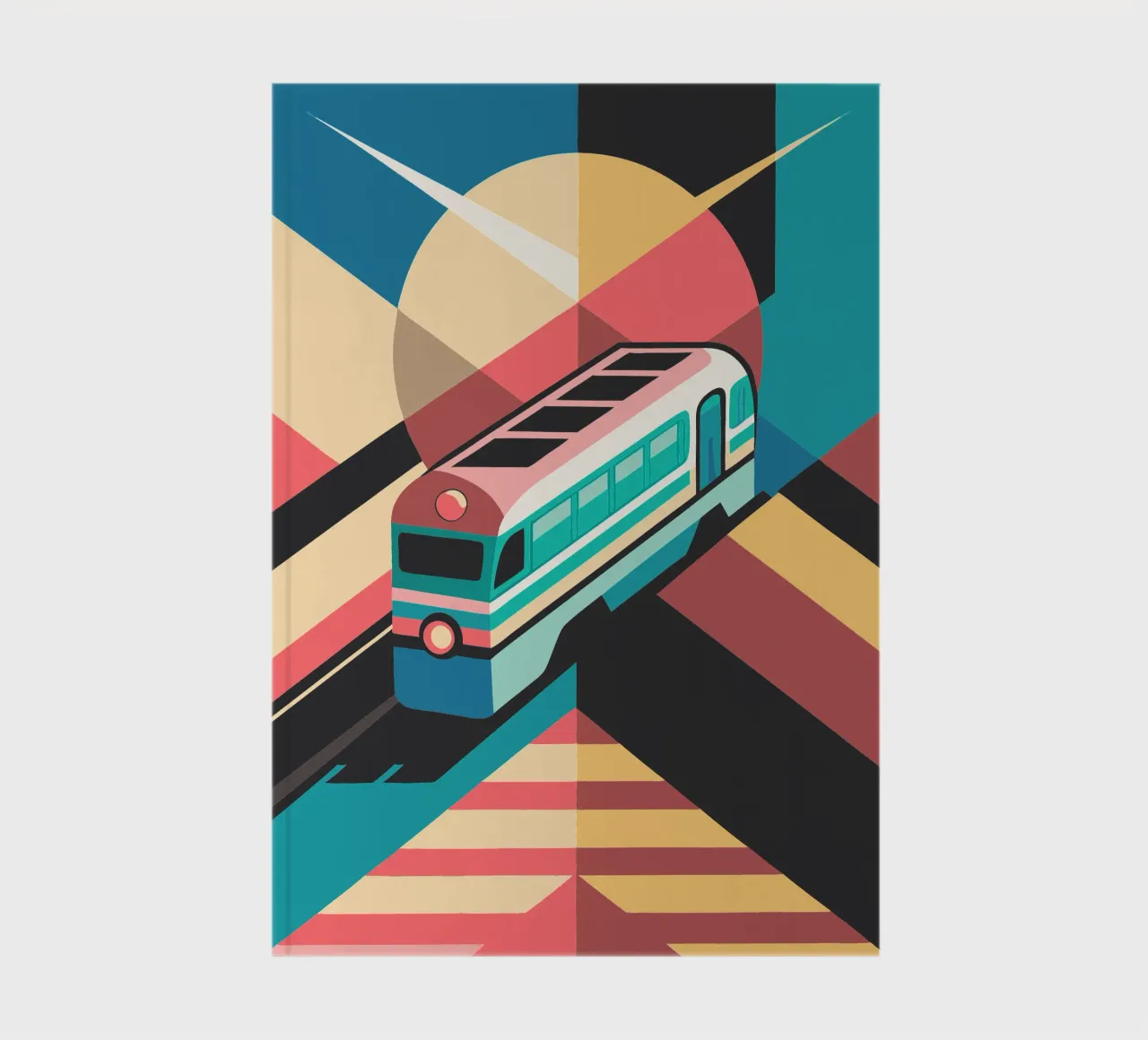 train locomotif vector notebook by Elfath