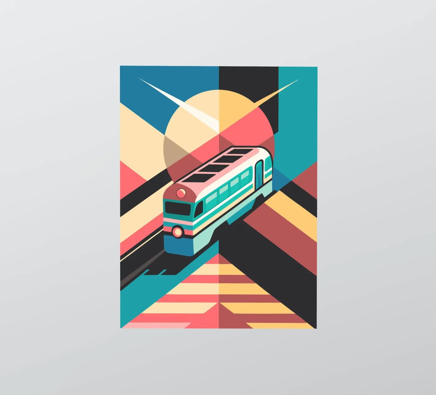 train locomotif vector sticker by Elfath