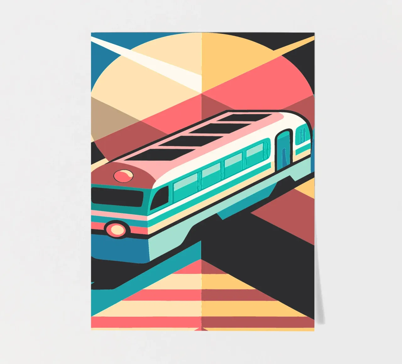 train locomotif vector sticker sheet by Elfath