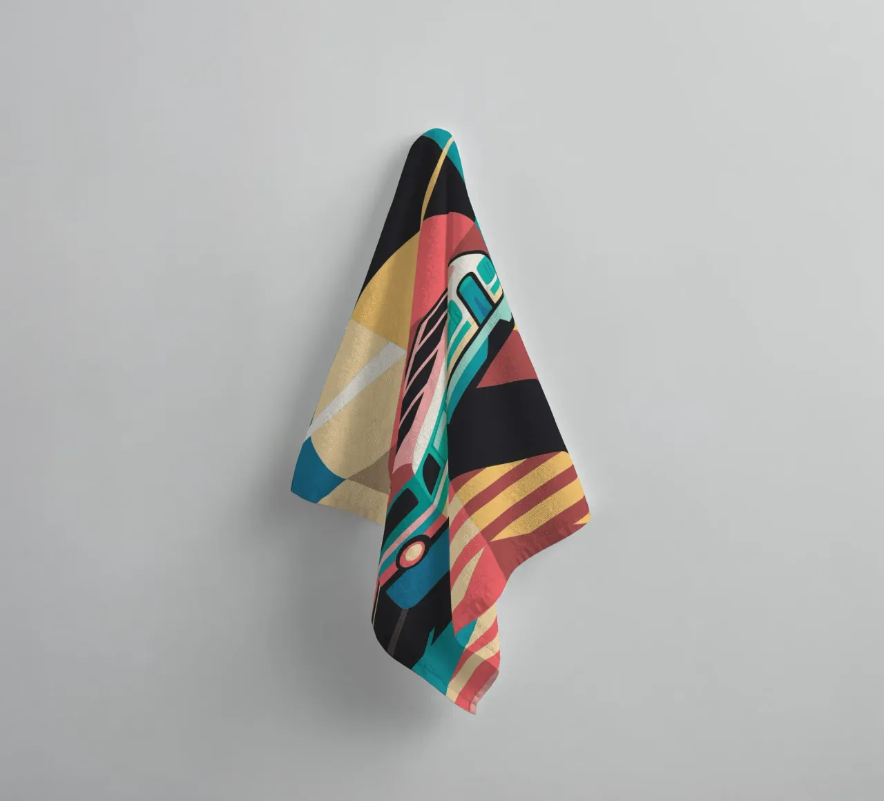 Lokomotivvektor Handtuch von Elfath