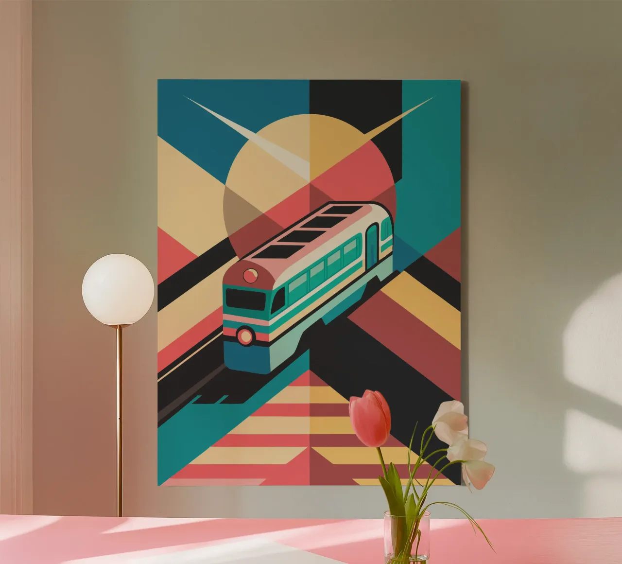 train locomotif vector canvas by Elfath