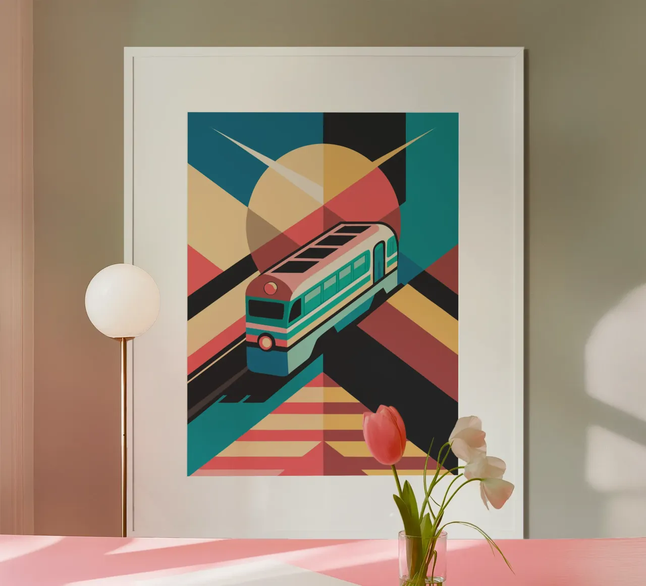 Lokomotivvektor Poster von Elfath