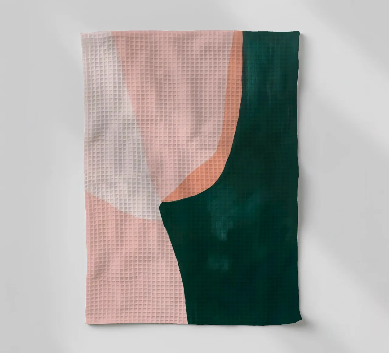 Japandi forme femme en rose & vert torchon de Euphoria Theresa