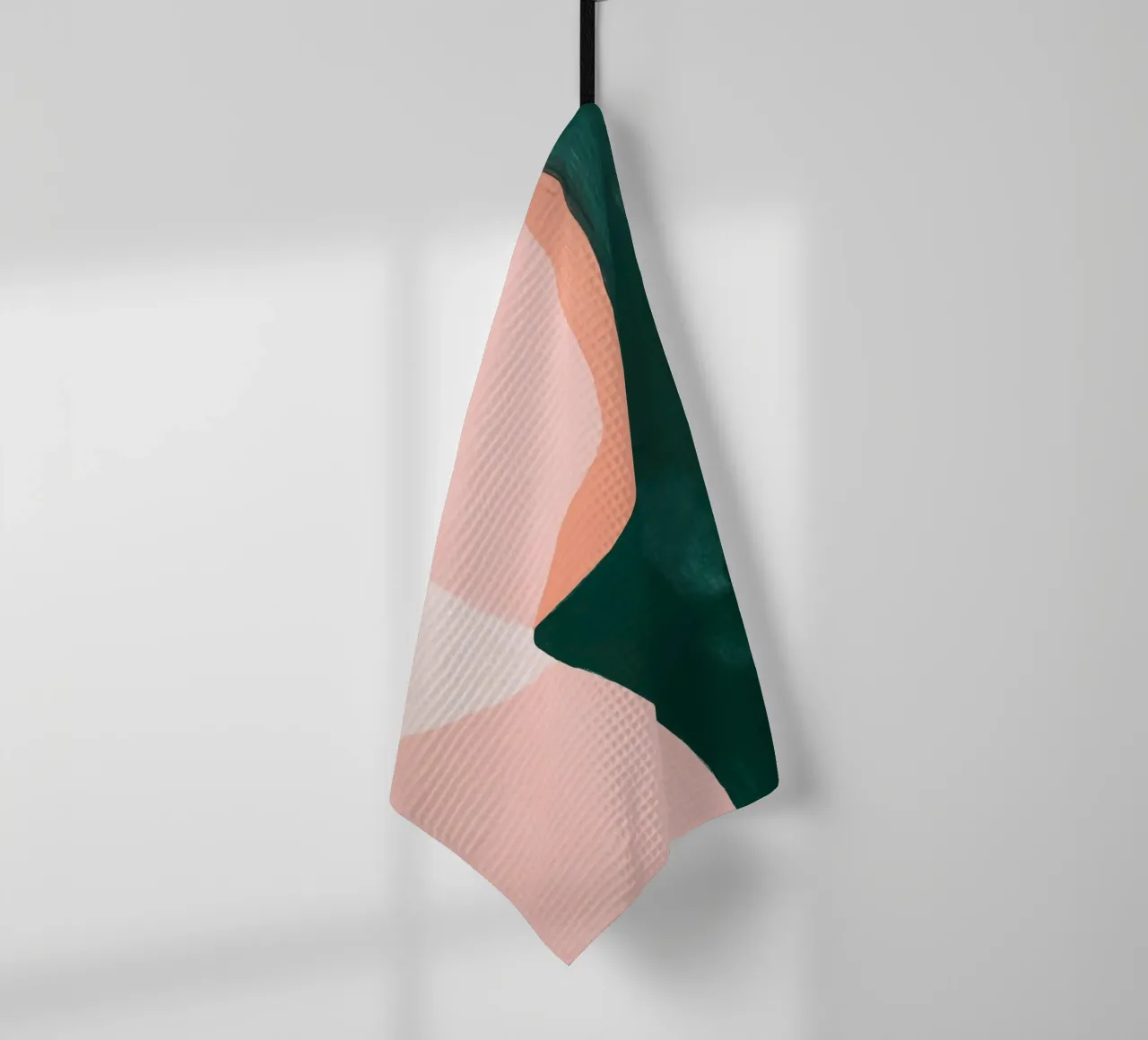 Japandi forme femme en rose & vert torchon de Euphoria Theresa