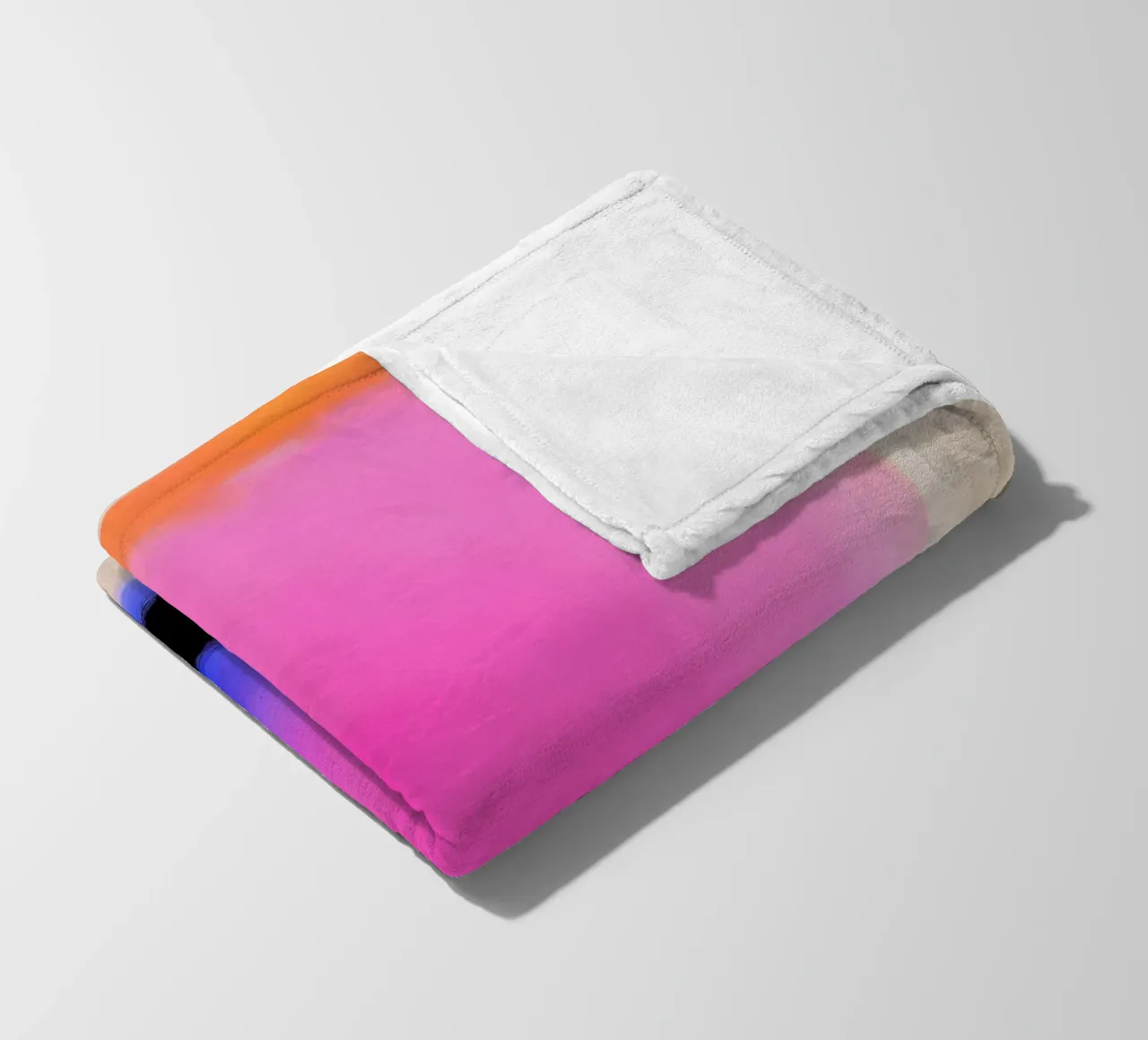 Astratto in rosa neon, arancione e blu coperta in pile da Euphoria Theresa