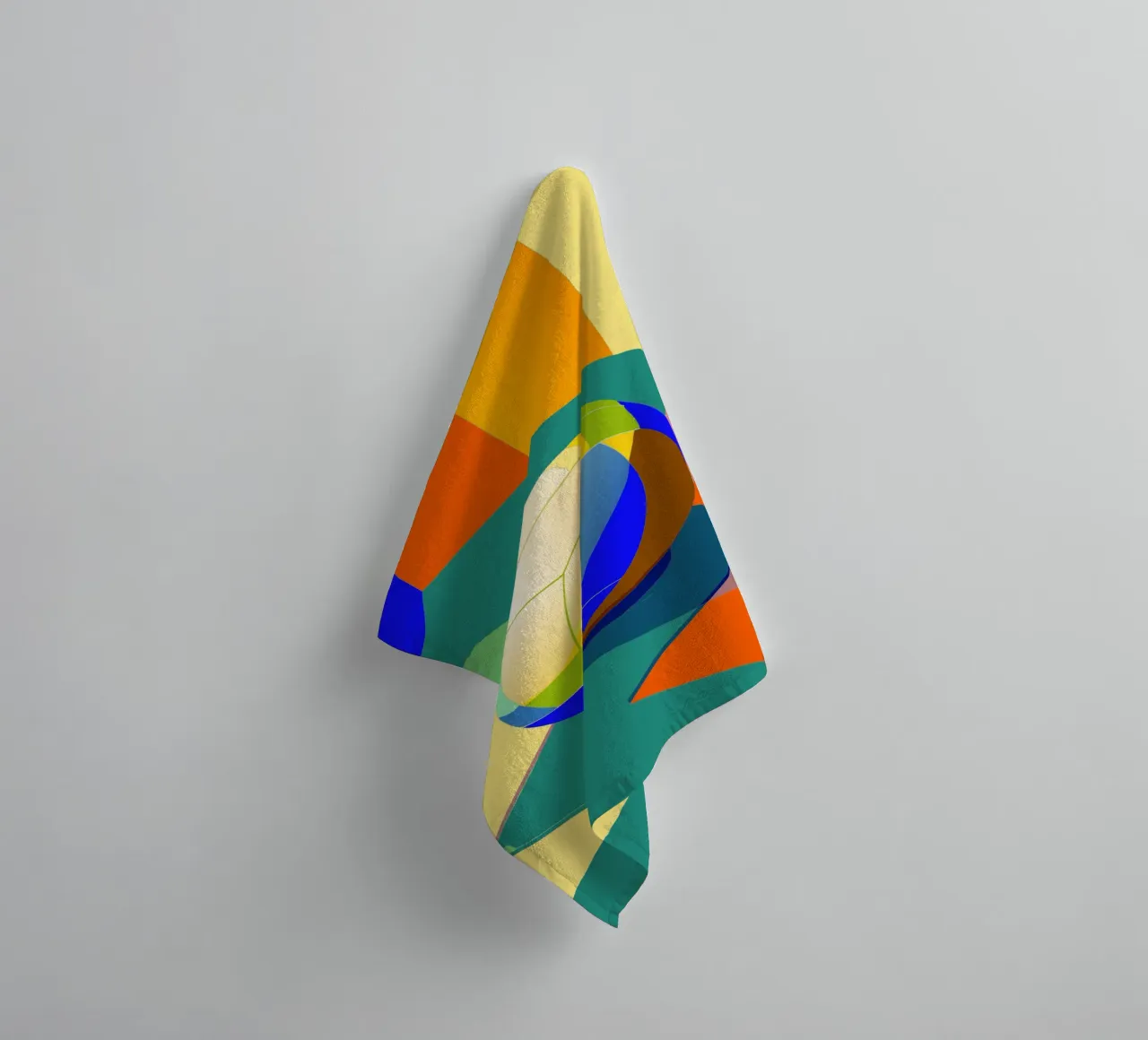 volley ball vector art towel by Elfath