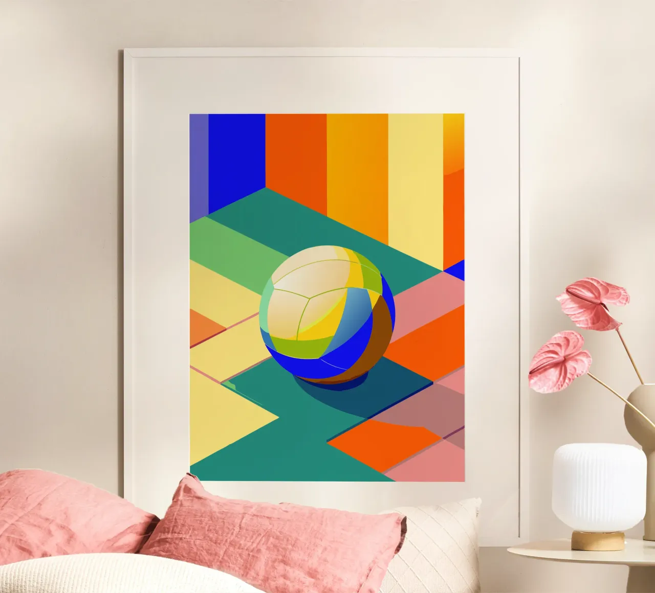 volleybal vector kunst hahnemühle van Elfath