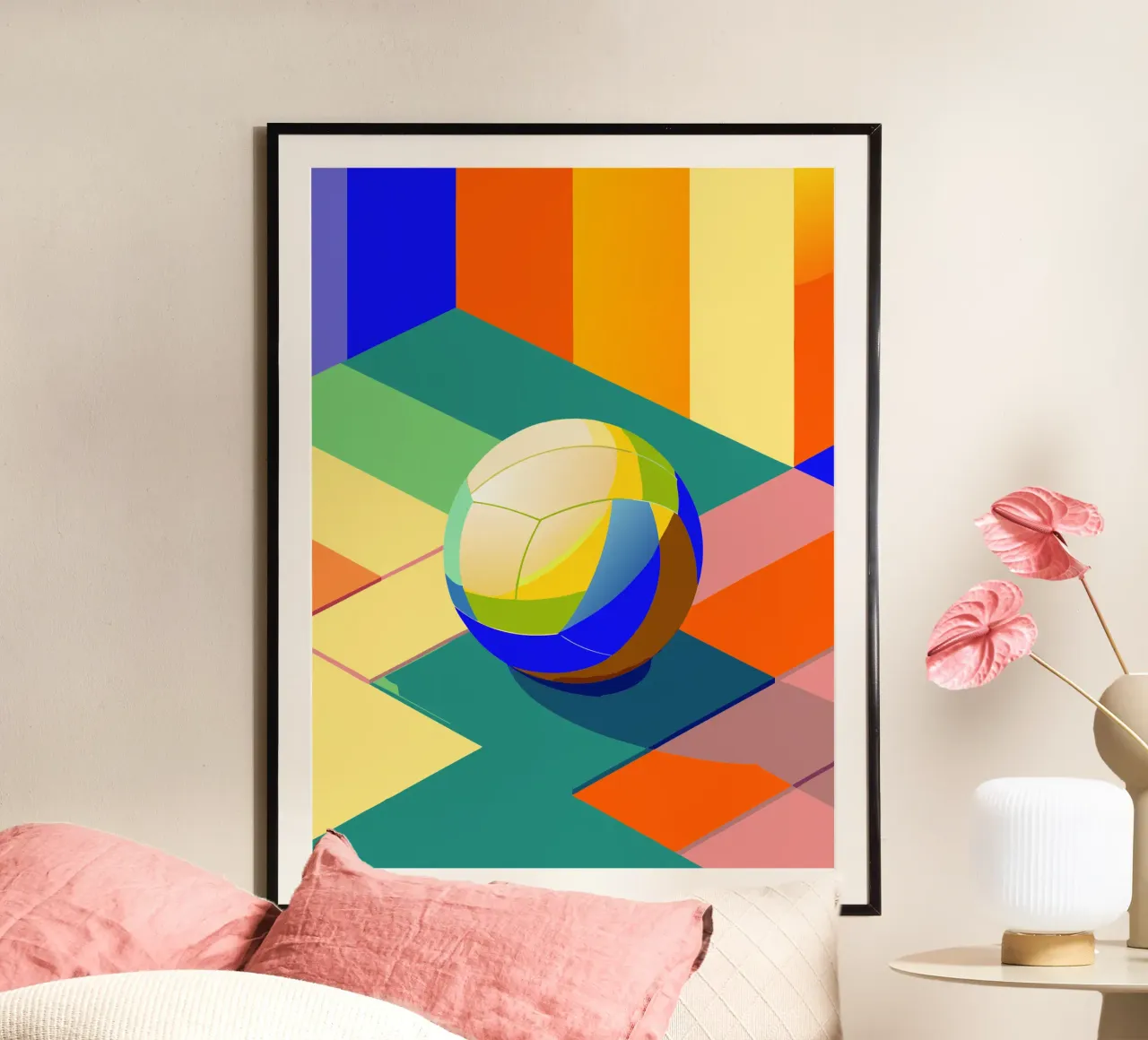 volleybal vector kunst hahnemühle van Elfath