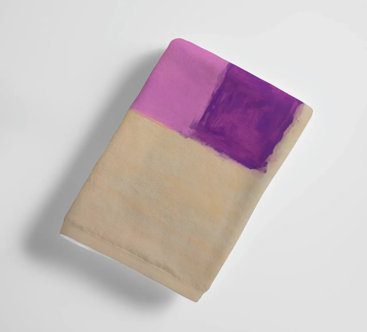 Campo cromatico in arancione, viola e blu asciugamano da bagno da Euphoria Theresa