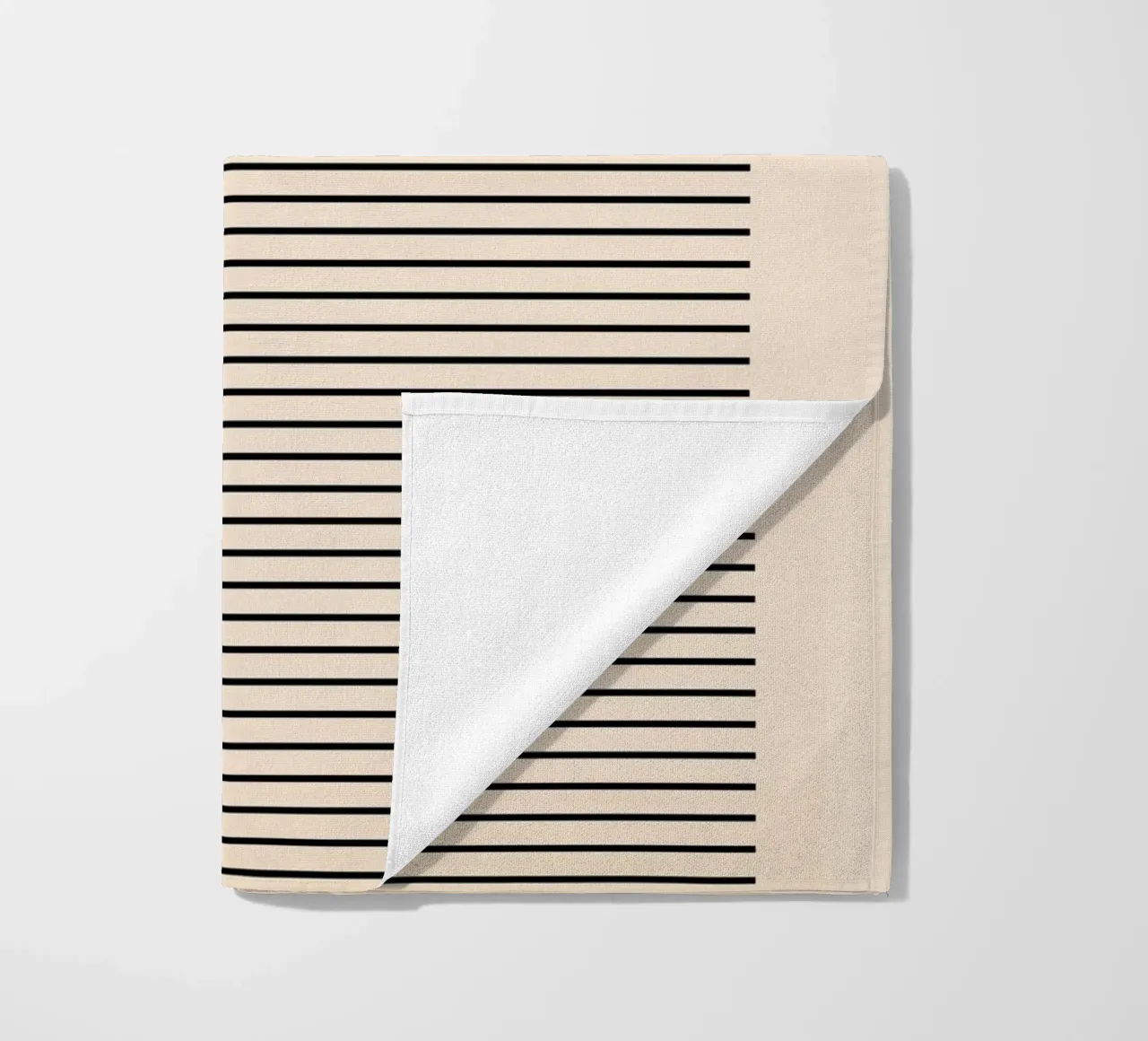 Bauhaus Poster Yellow Blue - Minimal Geometric beach towel by Casa Calm