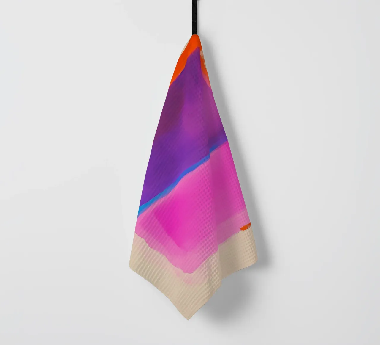 Campo di colori surreali in viola, rosa e arancione canovaccio da cucina da Euphoria Theresa
