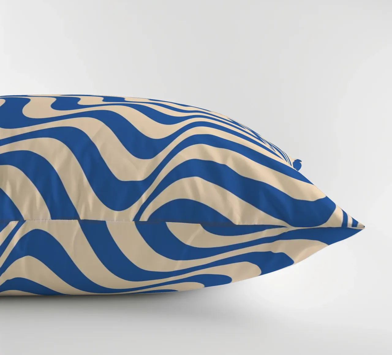 Bauhaus Waves 1923 | Op Art Retro Poster cuscino da Casa Calm