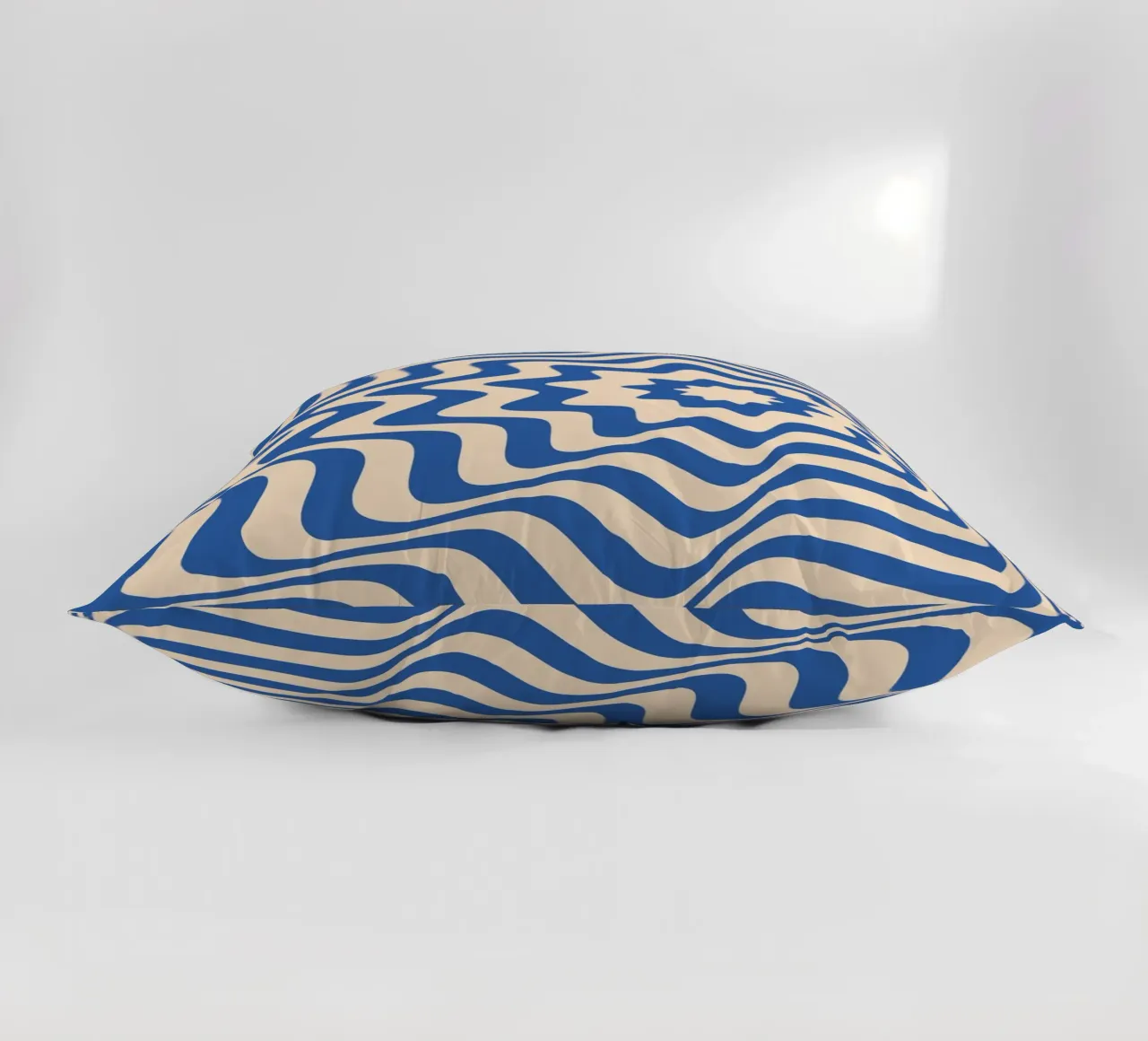 Bauhaus Waves 1923 | Op Art Retro Poster cuscino da Casa Calm