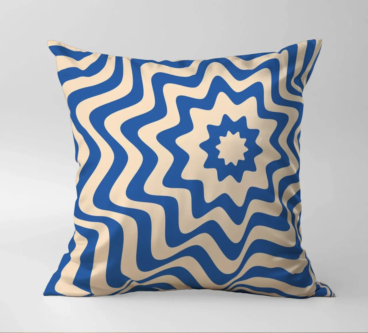 Bauhaus Waves 1923 | Op Art Retro Poster cuscino da Casa Calm