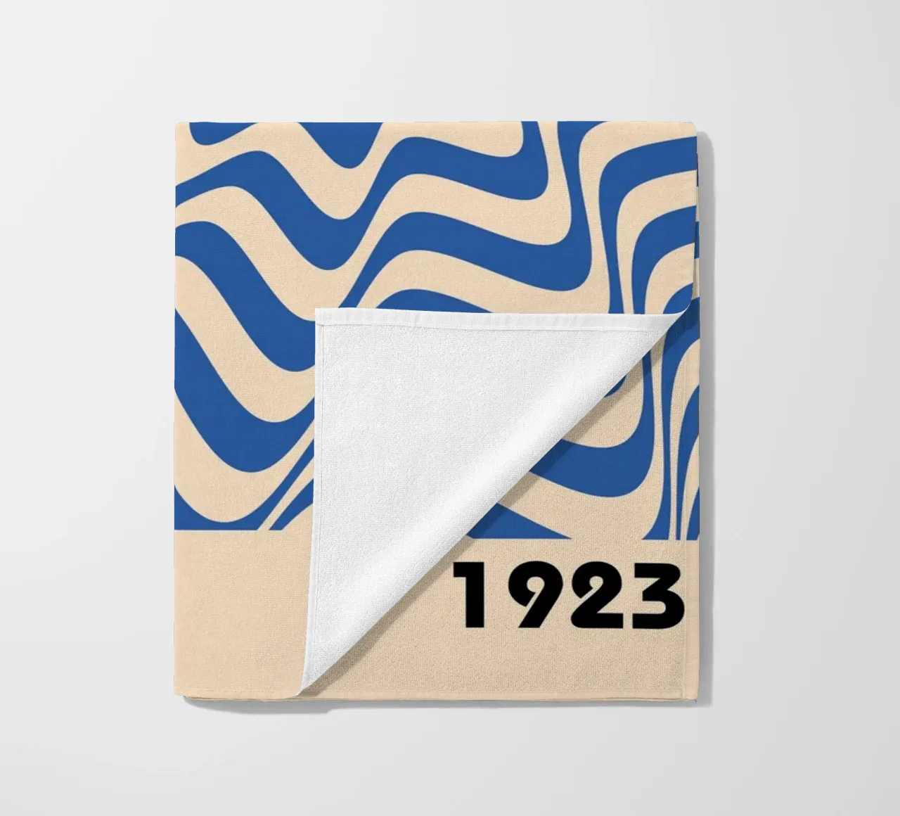 Bauhaus Waves 1923 | Op Art Retro Poster telo mare da Casa Calm