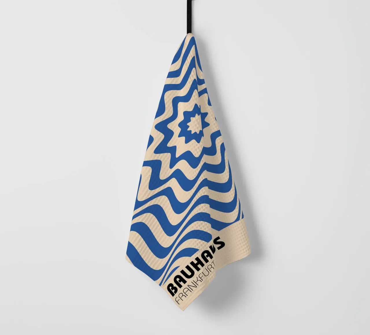 Bauhaus Waves 1923 | Op Art Retro Poster canovaccio da cucina da Casa Calm