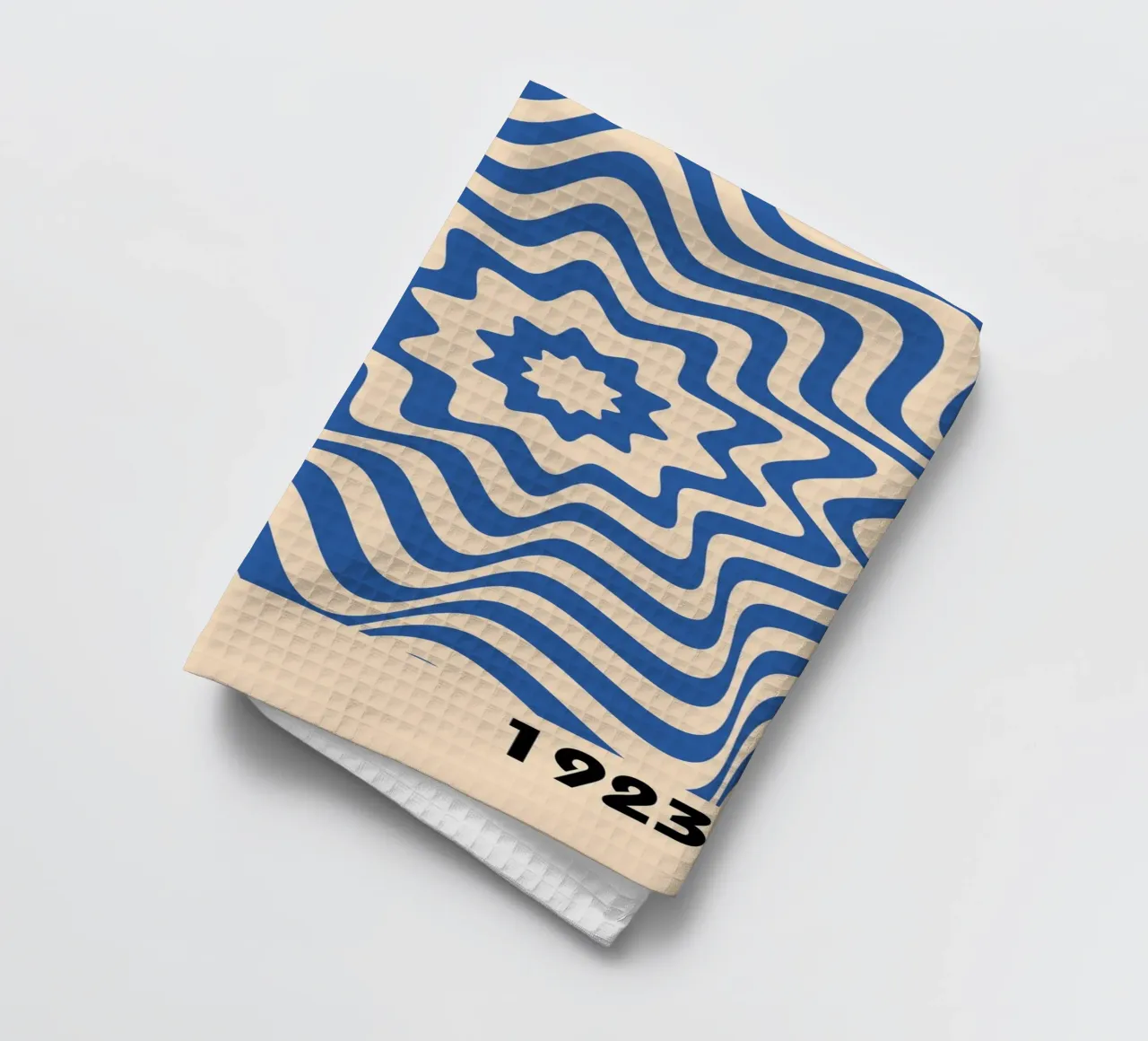 Bauhaus Waves 1923 | Op Art Retro Poster canovaccio da cucina da Casa Calm