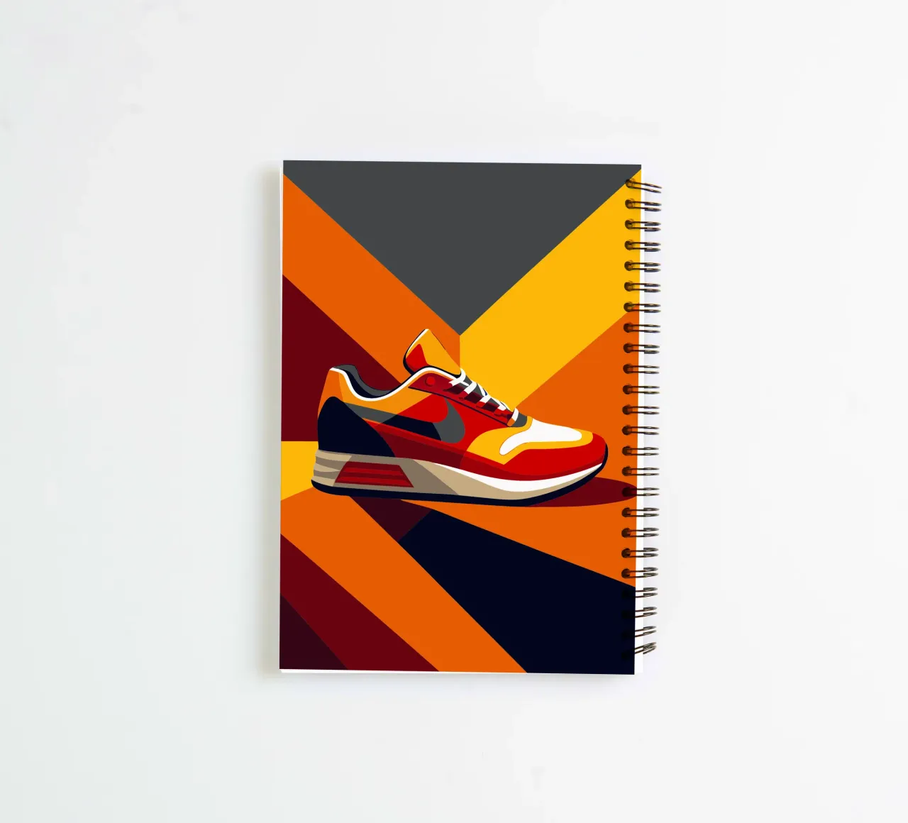 shoes vector spiral notebook by Elfath