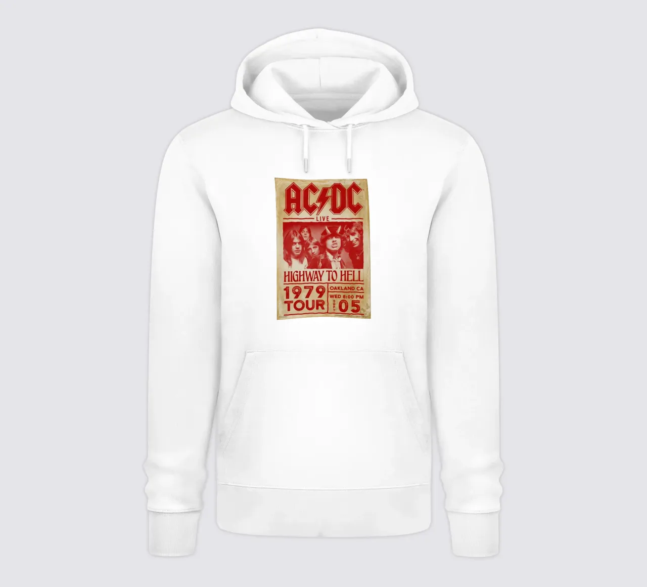 angus young ancora in forma felpa con cappuccio da korve