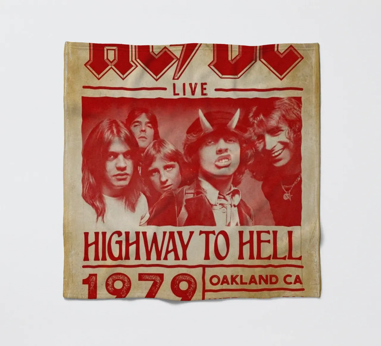 angus young ancora in forma coperta in pile da korve