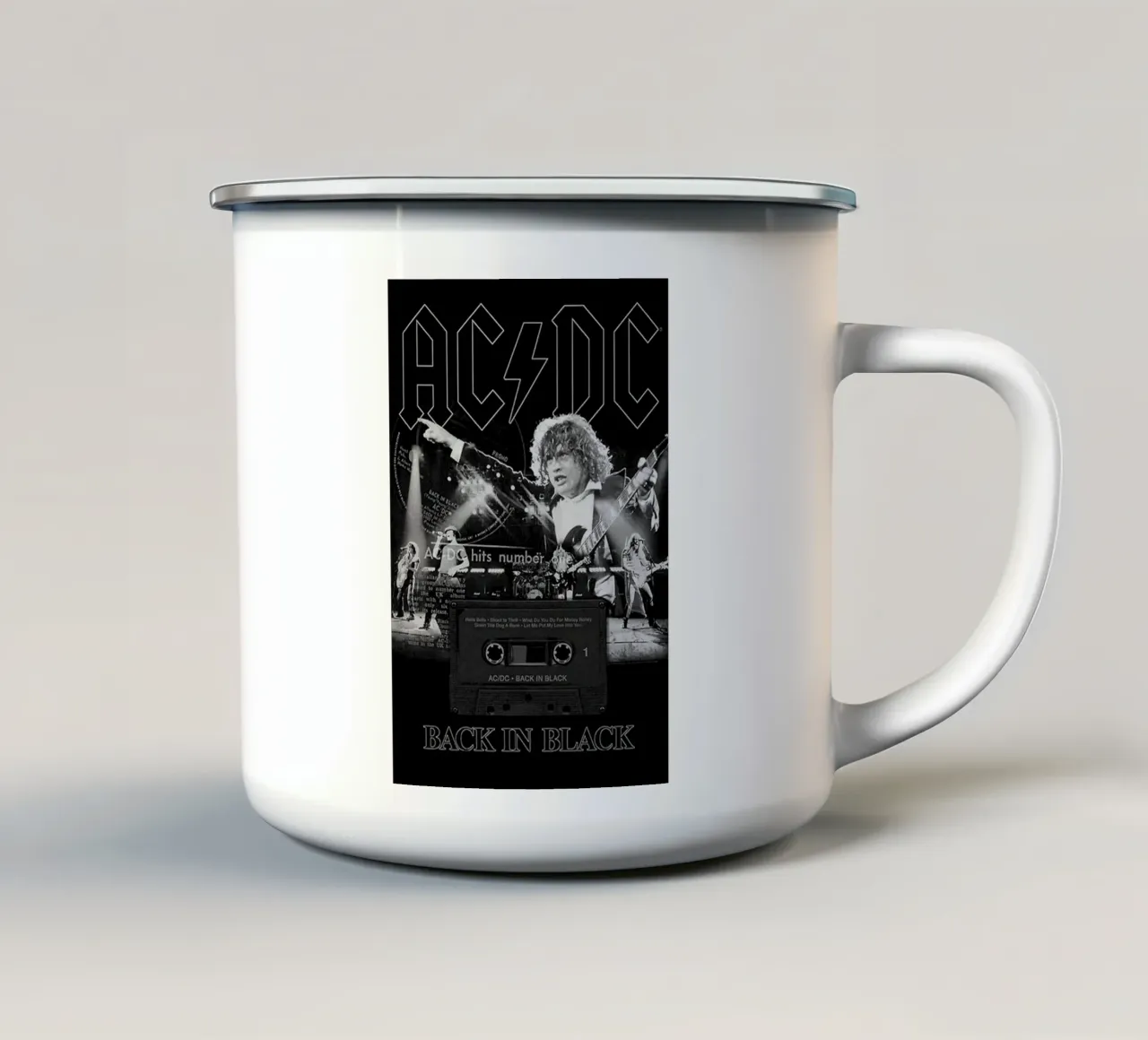 per chi fa rock tazza in smalto da korve