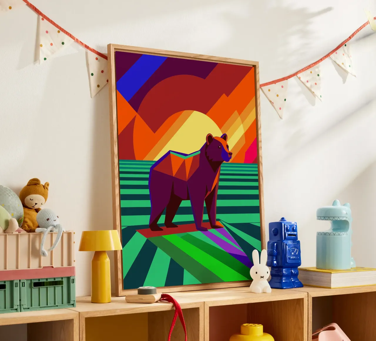 oso dibujo vectorial metacrilato de alghonee
