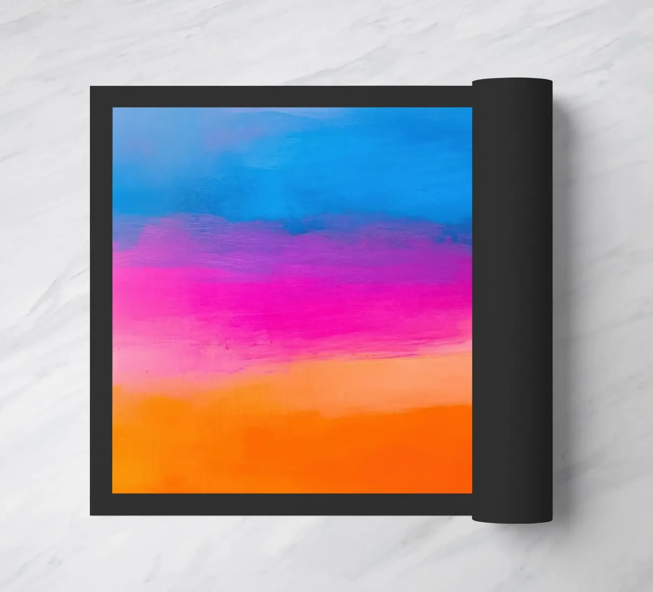 Pastell Farbverlauf Abstrakt Fußmatte von Euphoria Theresa