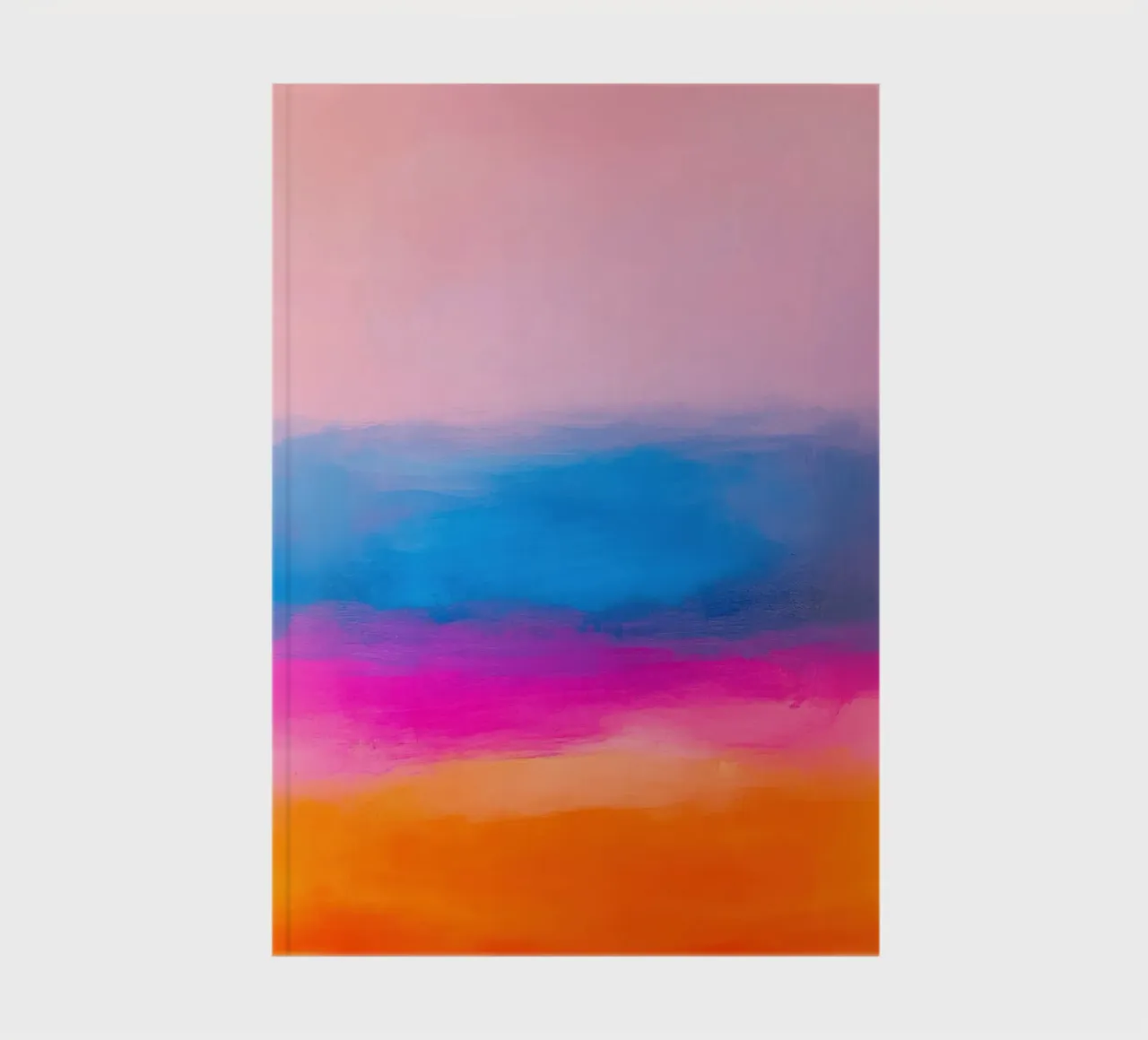 Pastel colour gradient abstract notebook by Euphoria Theresa