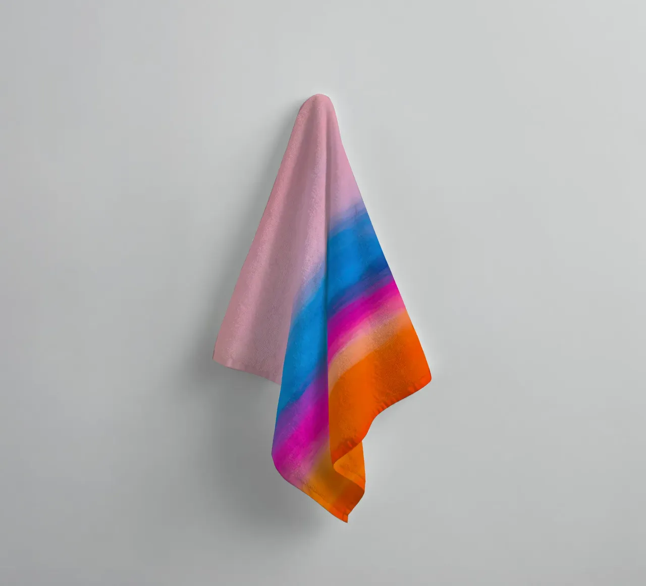 Pastelkleurverloop abstract badhanddoek van Euphoria Theresa
