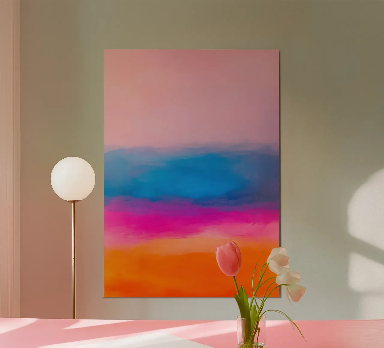 Colore pastello sfumato astratto poster da Euphoria Theresa