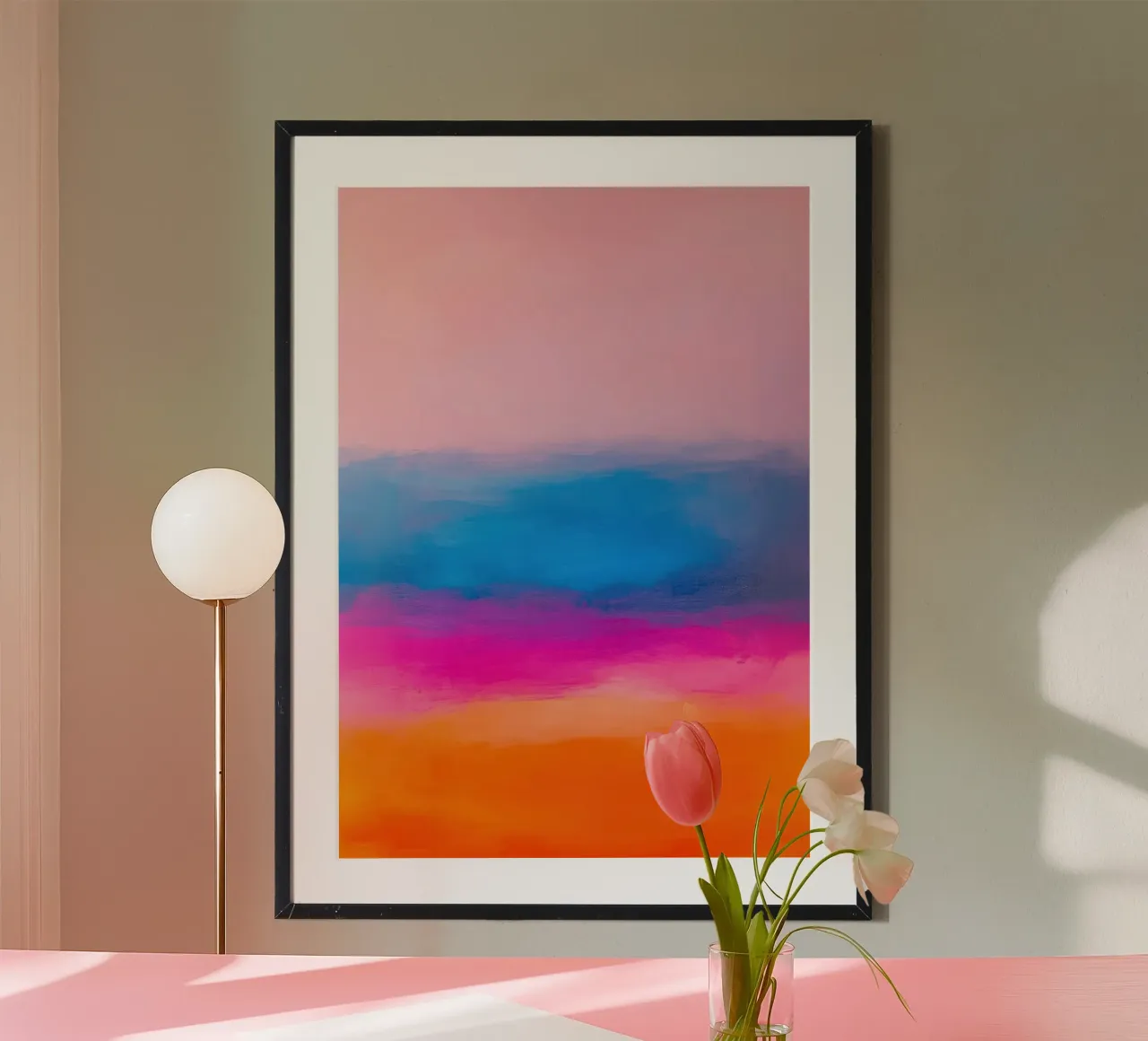 Colore pastello sfumato astratto poster da Euphoria Theresa