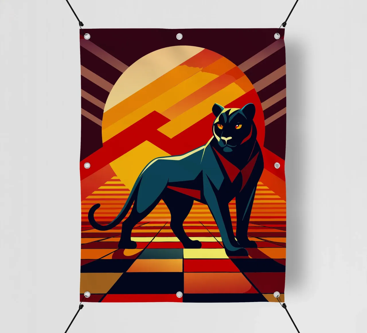 pantera negra dibujo vectorial lonas publicitarias de alghonee