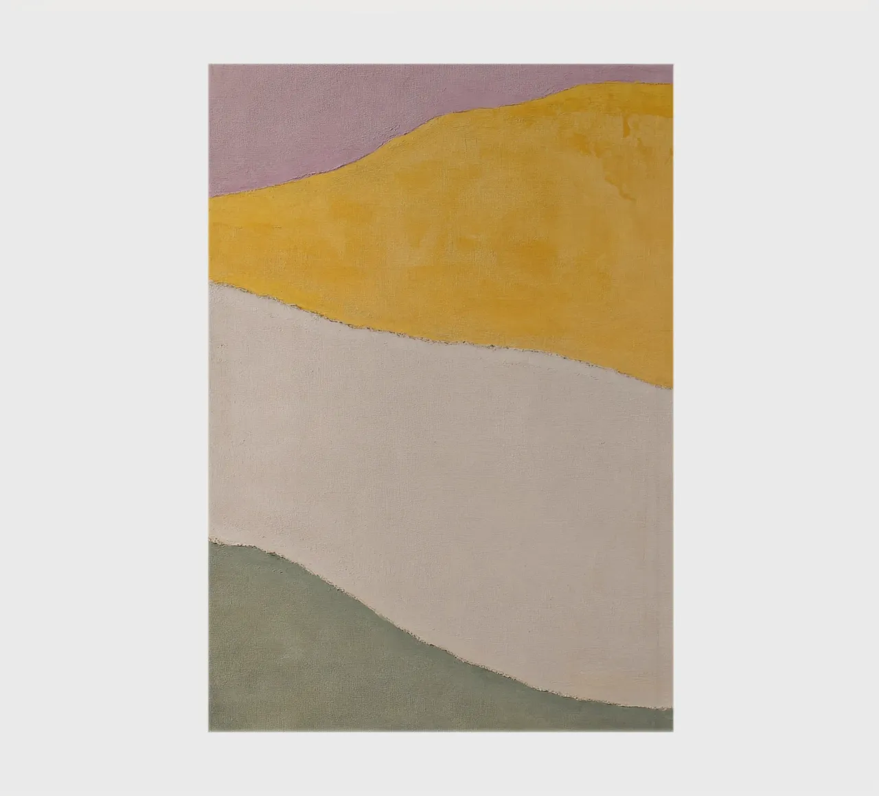 Colline minimaliste jaune & rose carnet de notes de Euphoria Theresa