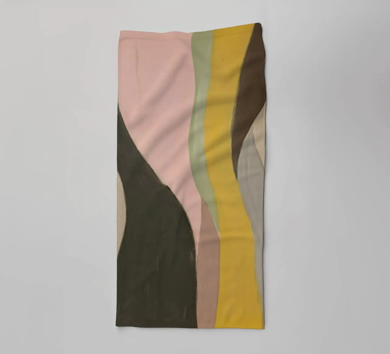 Figura femminile minimalista in stile Matisse asciugamano da bagno da Euphoria Theresa
