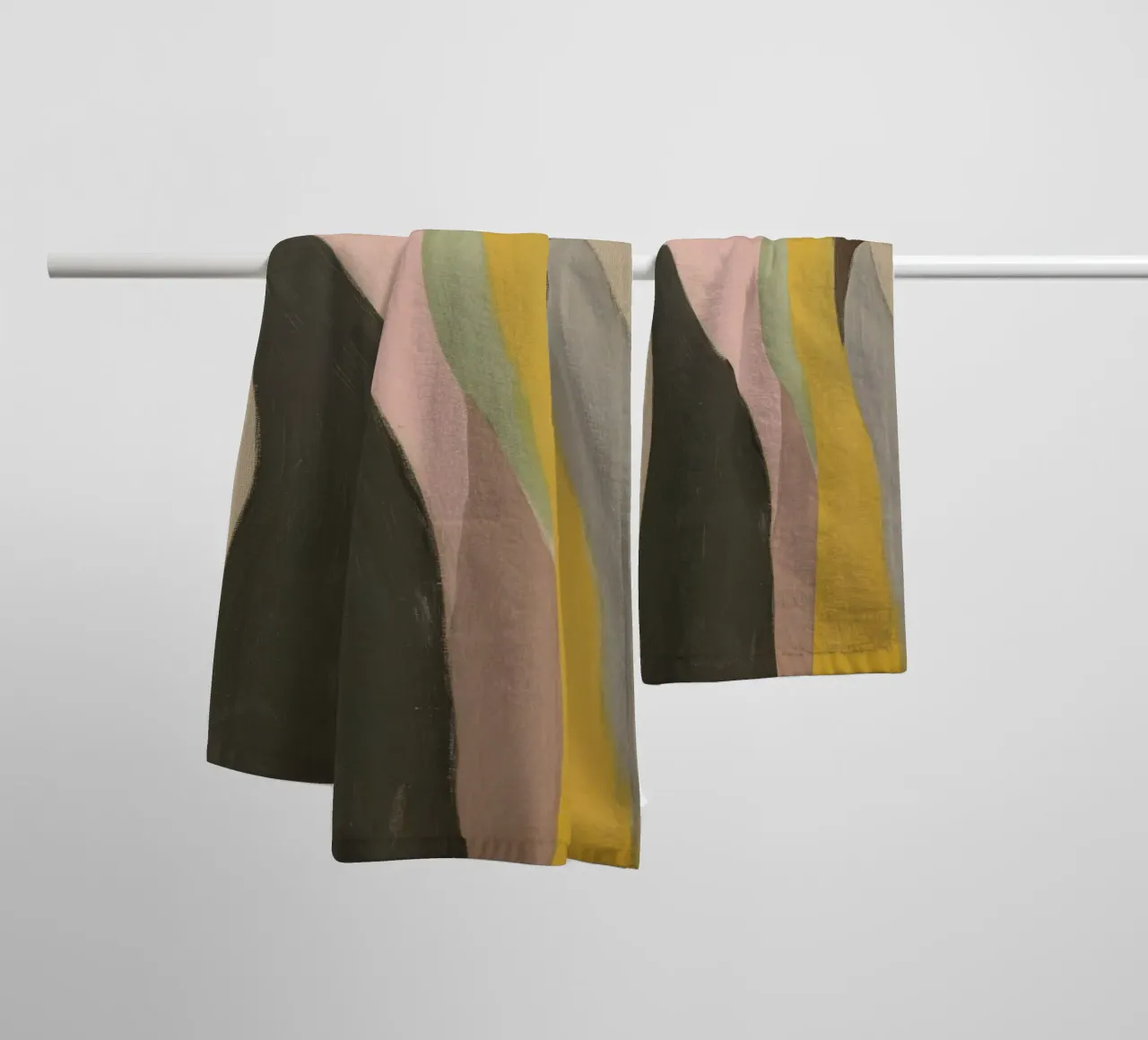 Figura femminile minimalista in stile Matisse asciugamano da bagno da Euphoria Theresa