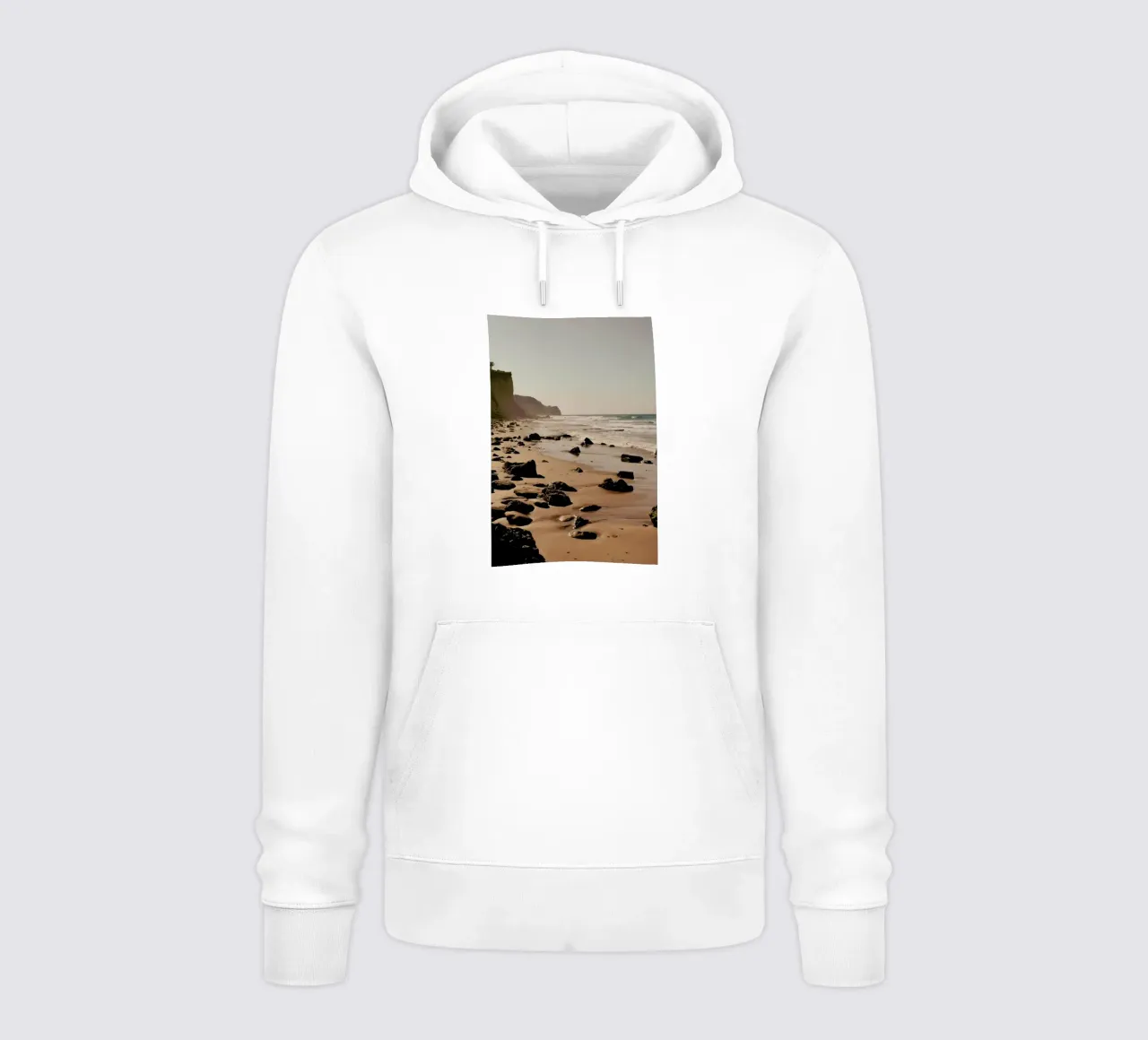 Hazy Mornings At The Beach felpa con cappuccio da Sebastian Hilgetag