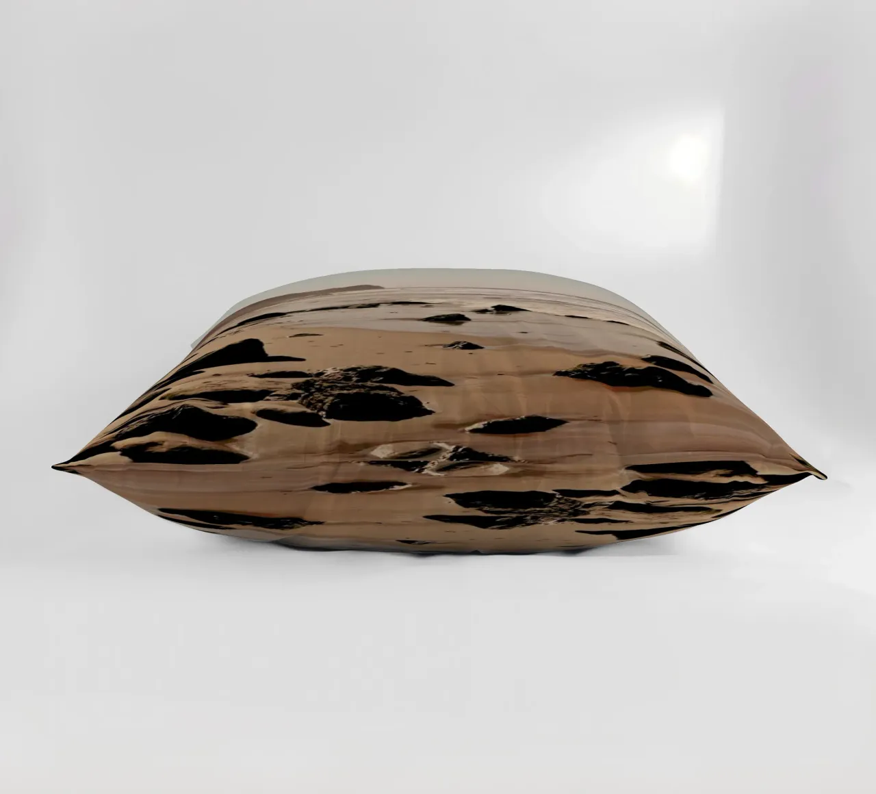 Hazy Mornings At The Beach cuscino da Sebastian Hilgetag