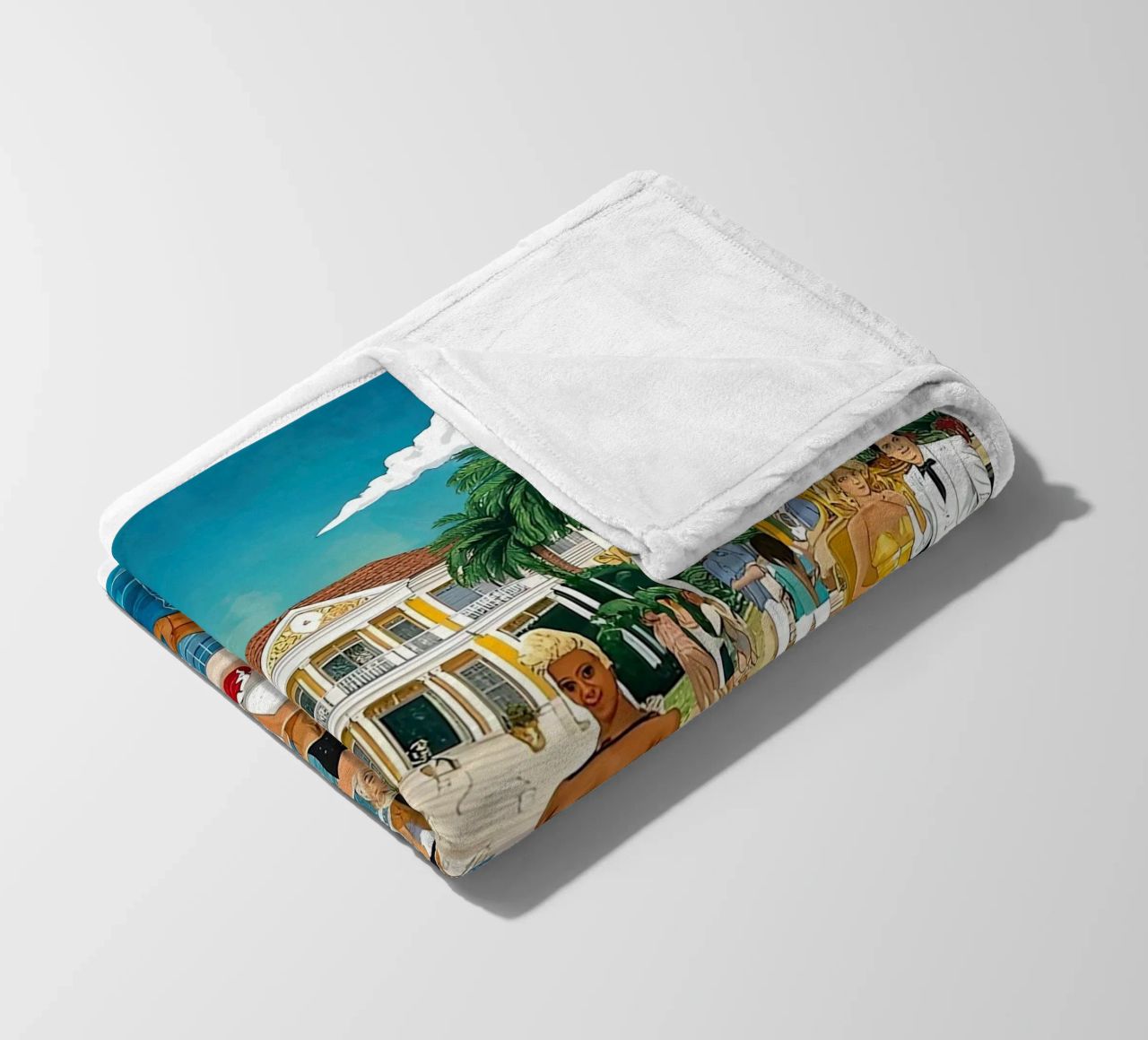 smart aarons Party Pool coperta in pile da Slim Aarons Vintage