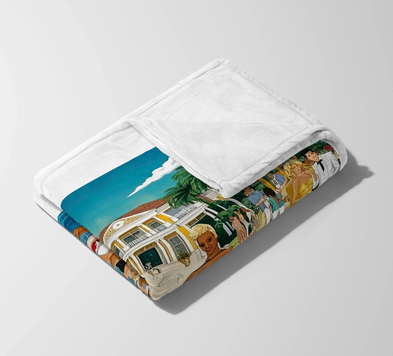 smart aarons Party Pool coperta in pile da Slim Aarons Vintage