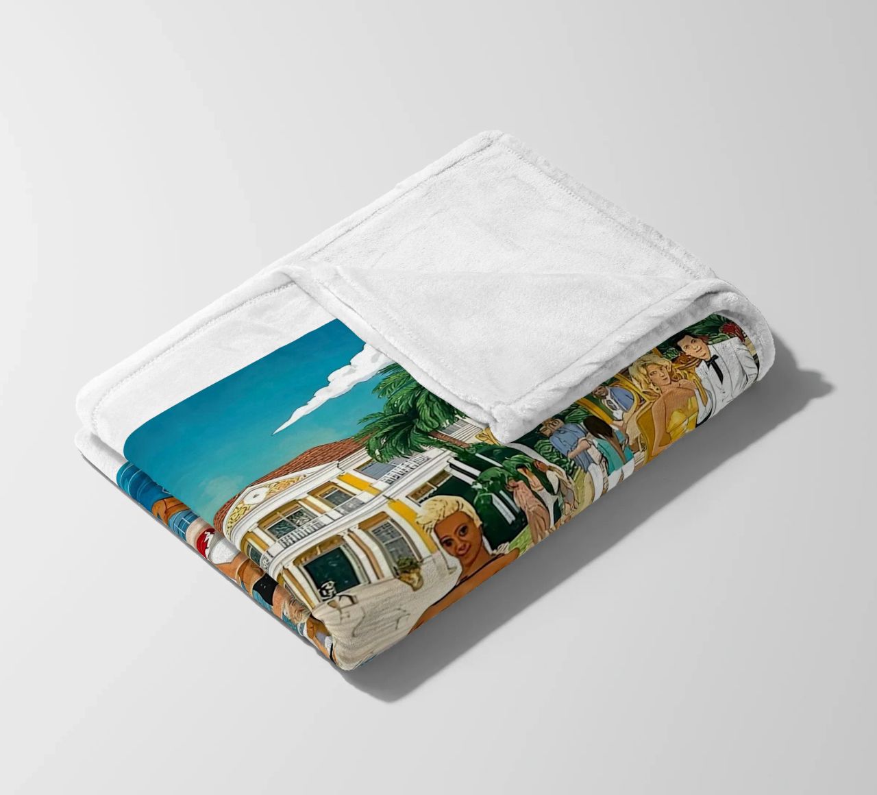smart aarons Party Pool coperta in pile da Slim Aarons Vintage