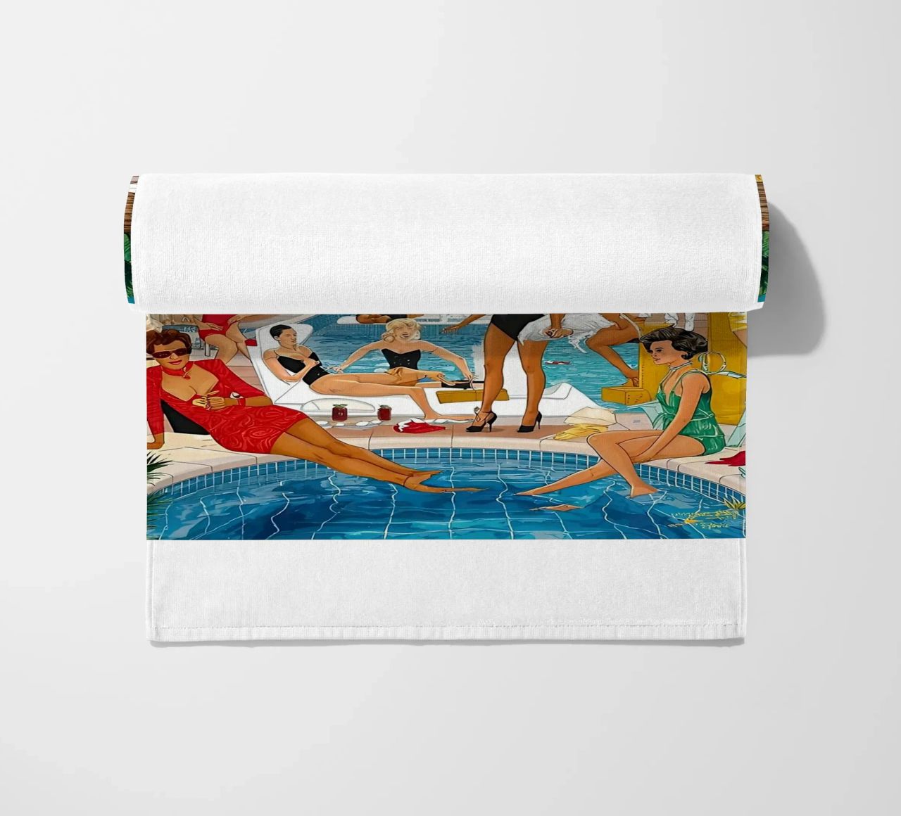 smart aarons Party Pool telo mare da Slim Aarons Vintage
