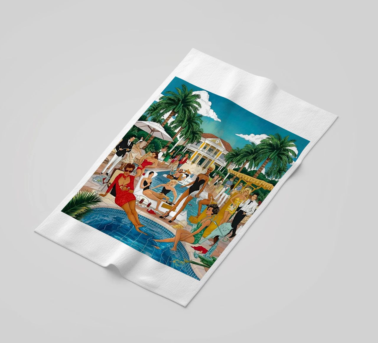 smart aarons Party Pool telo mare da Slim Aarons Vintage