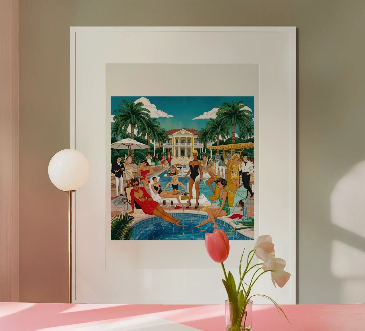 smart aarons Party Pool carta hahnemühle da Slim Aarons Vintage