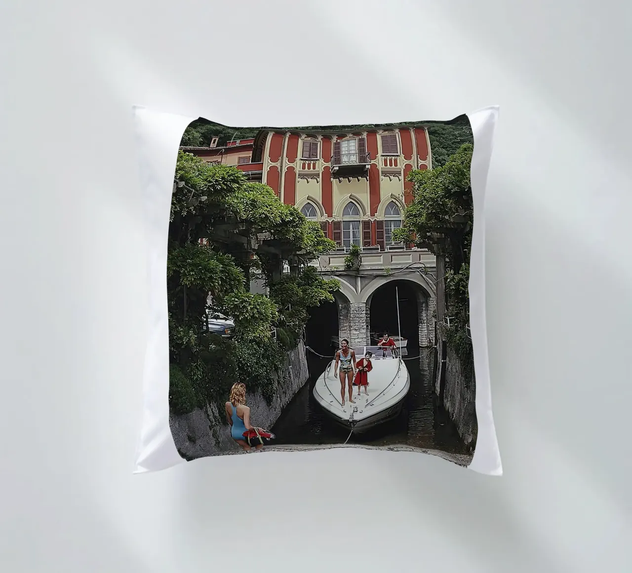 tullio abbate cuscino da Slim Aarons Vintage