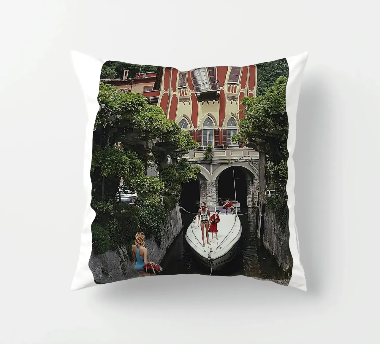 tullio abbate cuscino da Slim Aarons Vintage