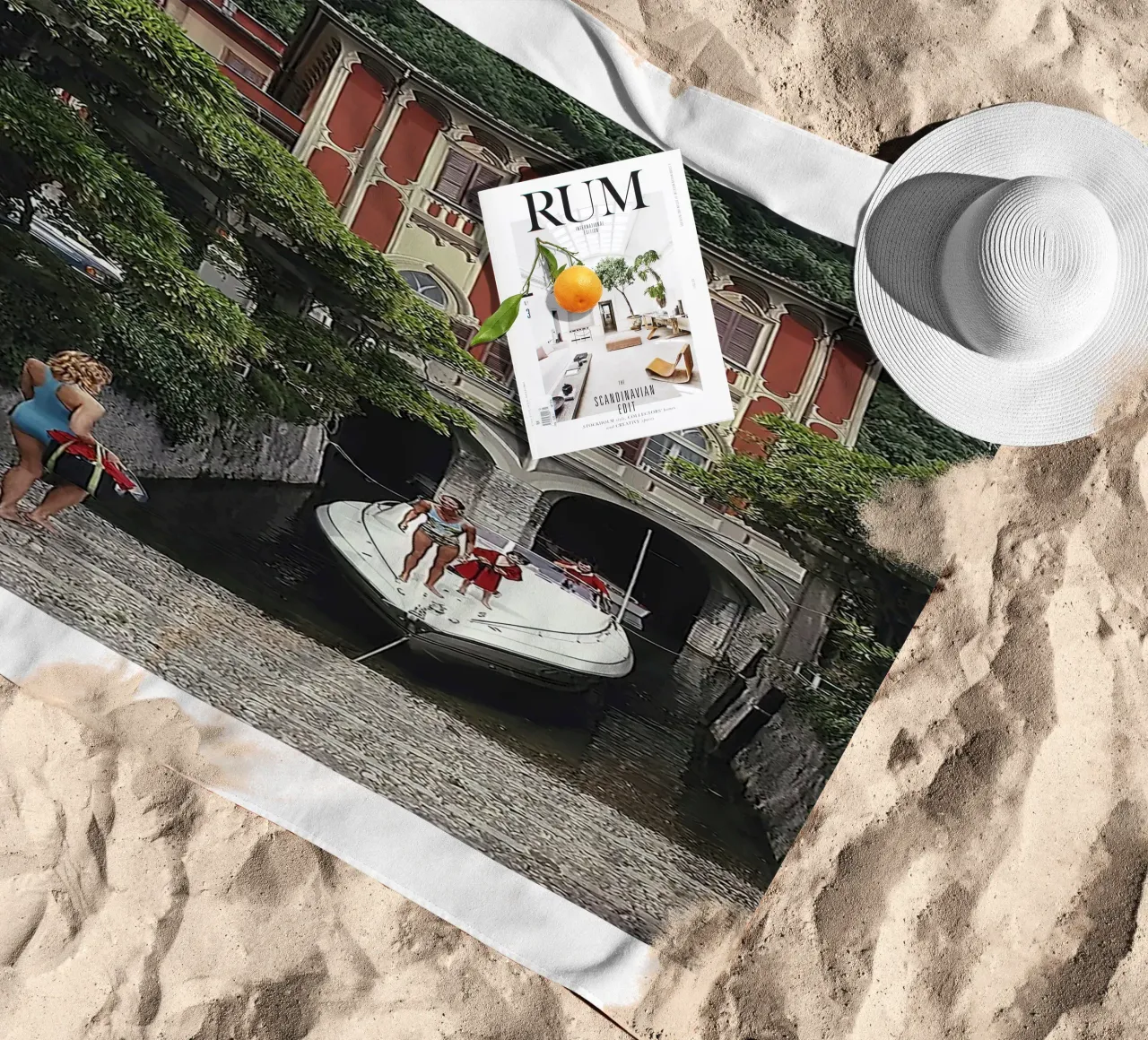 tullio abbate telo mare da Slim Aarons Vintage