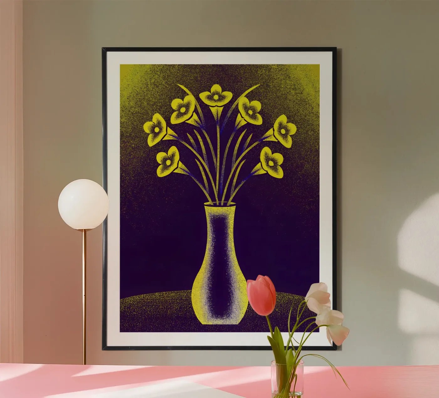 Blumenvase Poster von SOUL SHOP